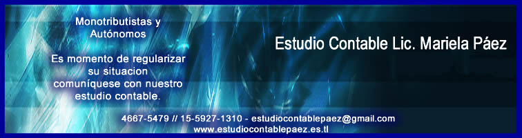 Mariela Pa�z, estudio Contable