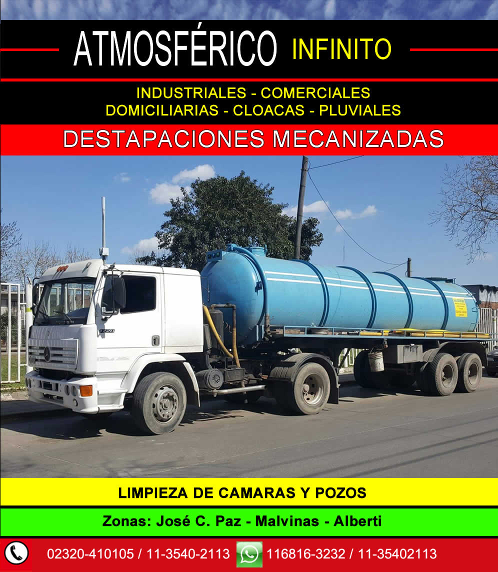 Atmosfericos Infinito, destapaciones