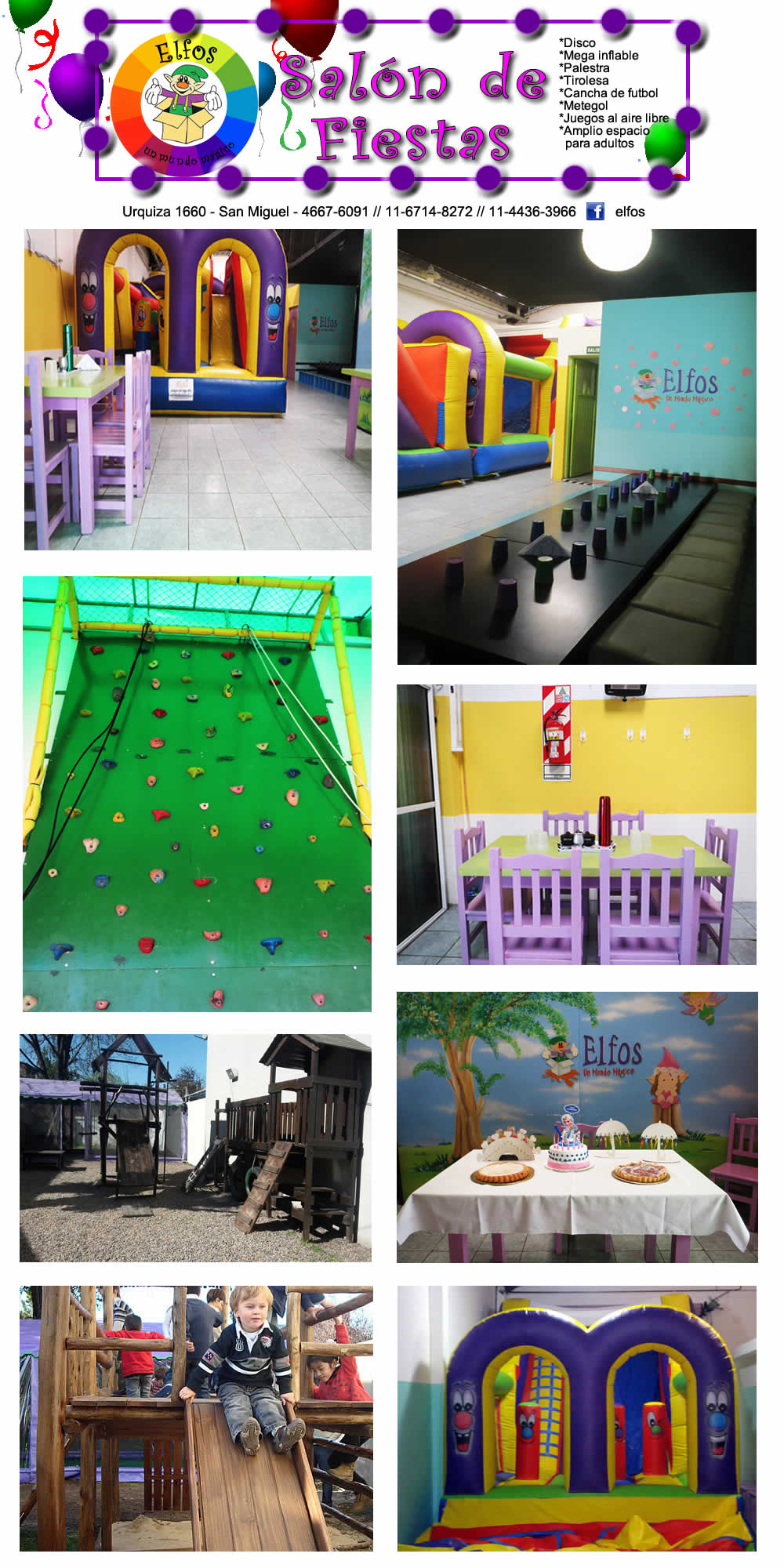 Elfos, salon de fiestas infantiles
