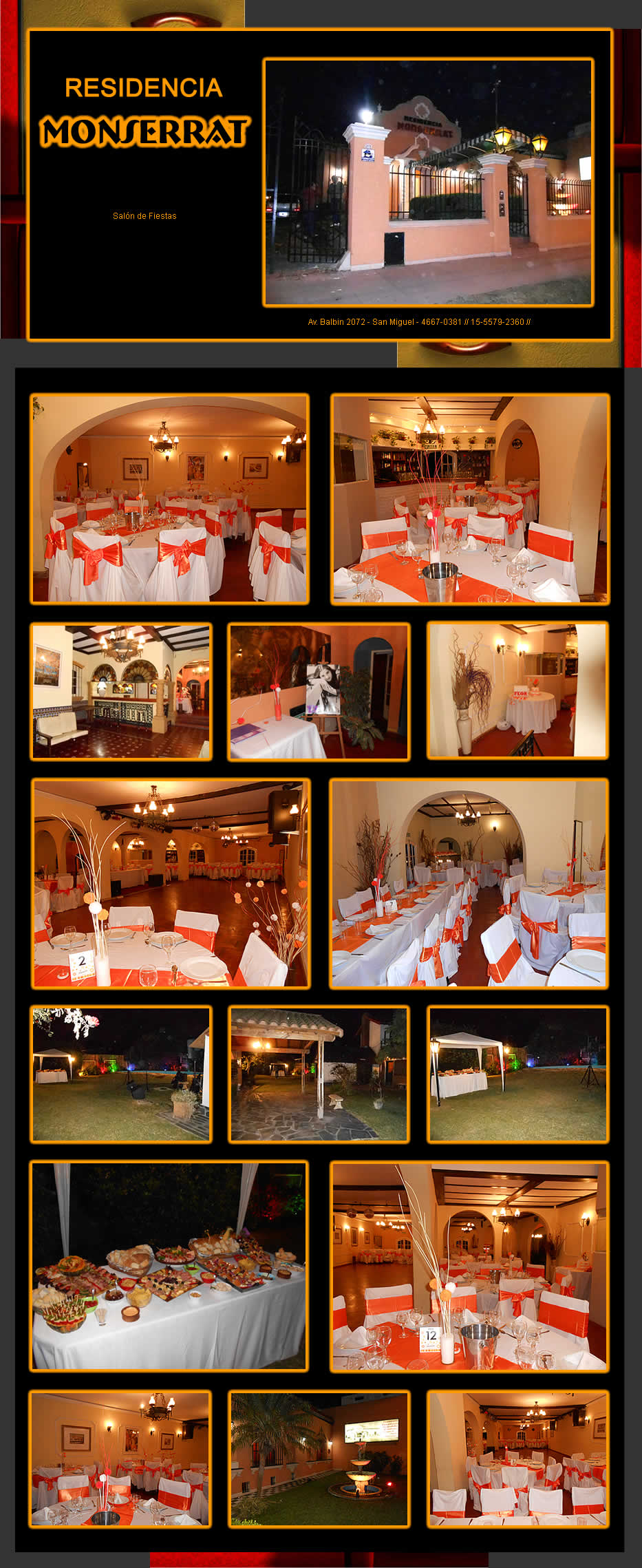 Residencia Monserrt, salon de fiestas