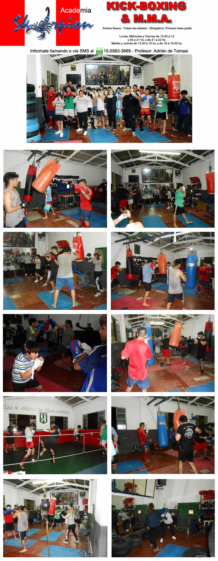 kick-boxing en san miguel. Skorpion