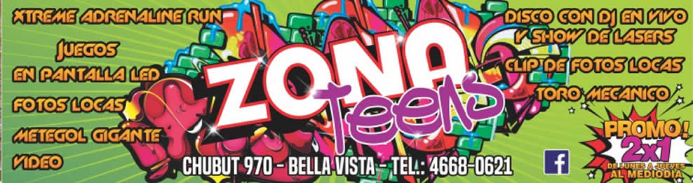 Zona Teens, salon de fiestas infantiles